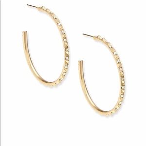 Kendra Scott Veronica Hoop Earrings in gold